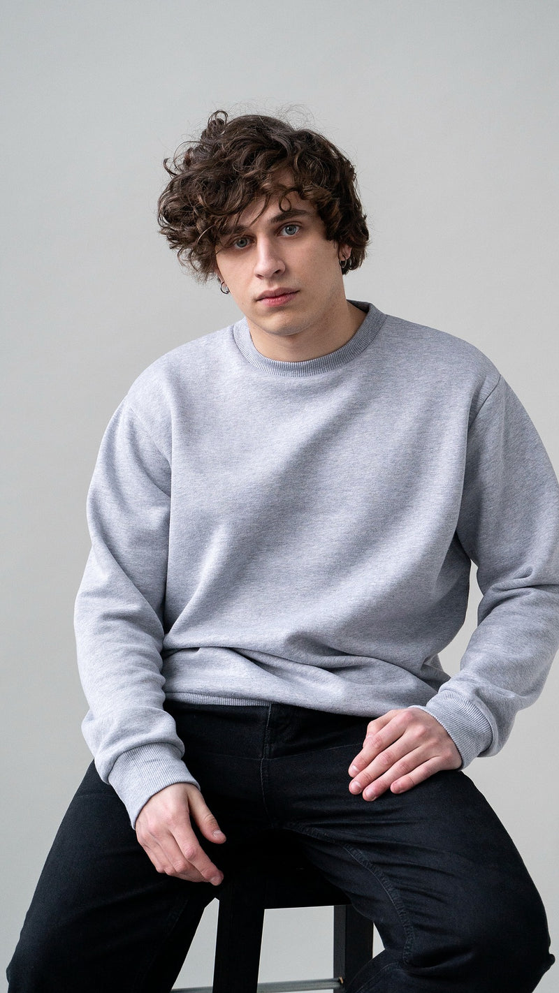 Dark gray sweatshirt