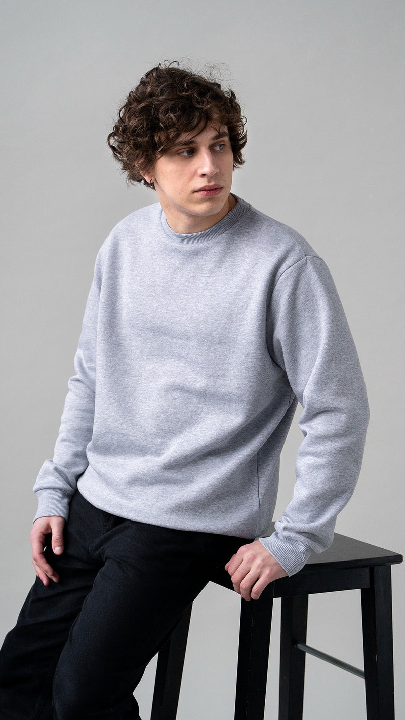 Dark gray sweatshirt